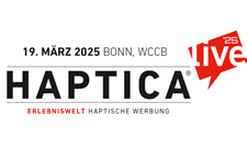 HAPTICA®live: „Erlebniswelt Haptische Werbung“