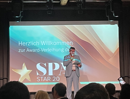 Spa Star Award-Verleihung
